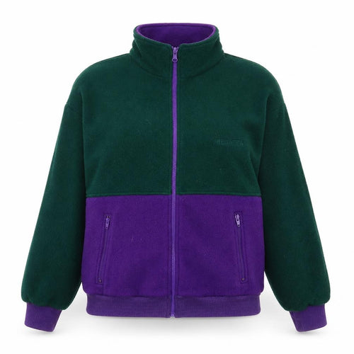 Regatta Women’s Green and Purple Fleece Jacket M Outdoor Zip Up
