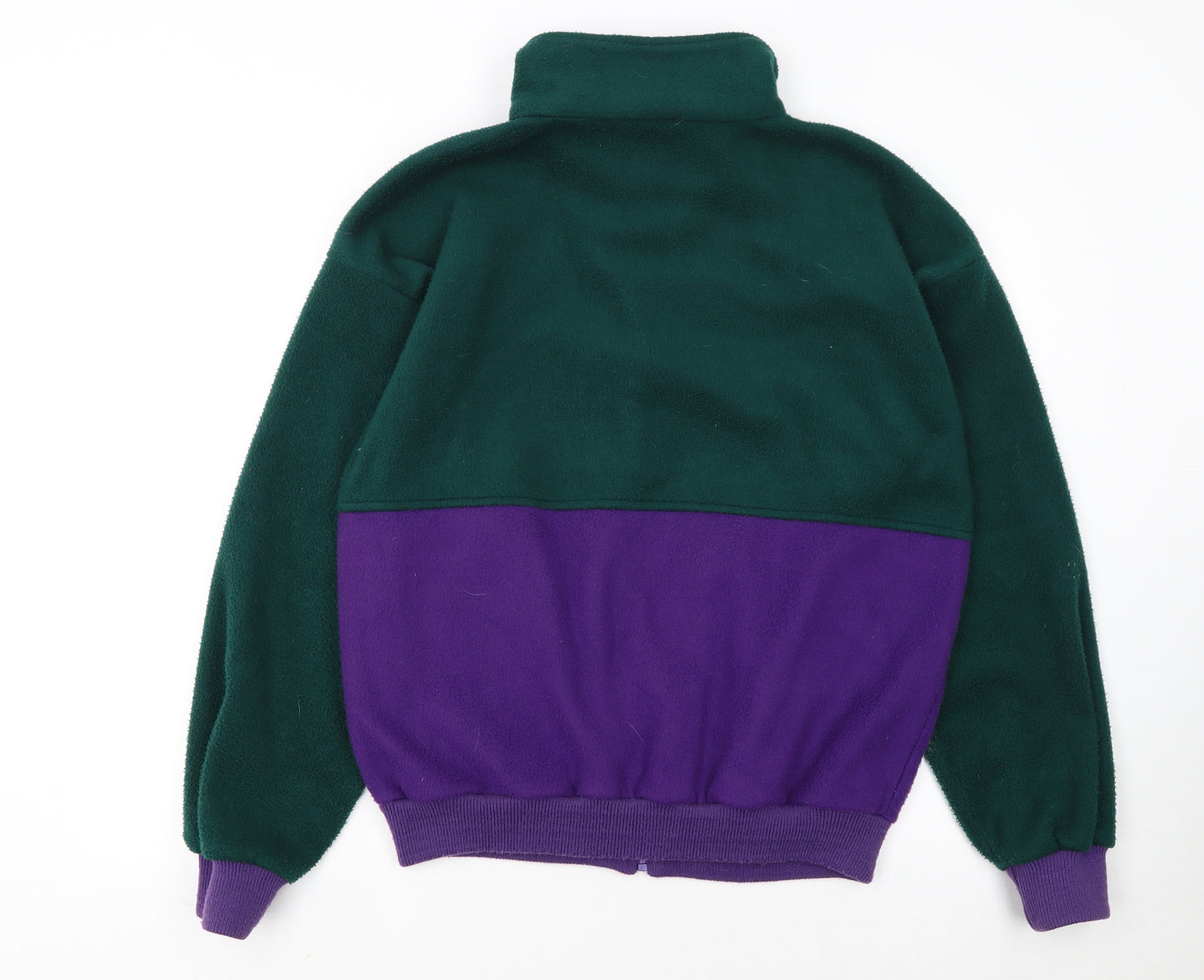 Regatta Women’s Green and Purple Fleece Jacket M Outdoor Zip Up