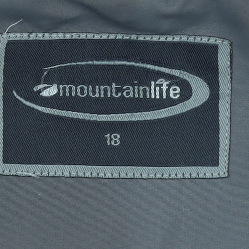 Mountainlife Women's Pink Waterproof Hooded Rain Coat Size 18