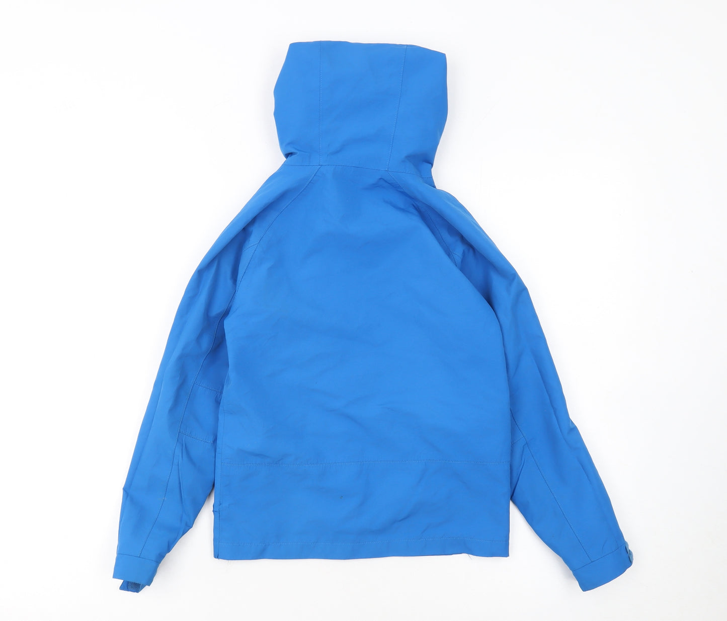 Mountain Warehouse Boys Blue Waterproof Hooded Rain Jacket 7-8 Years