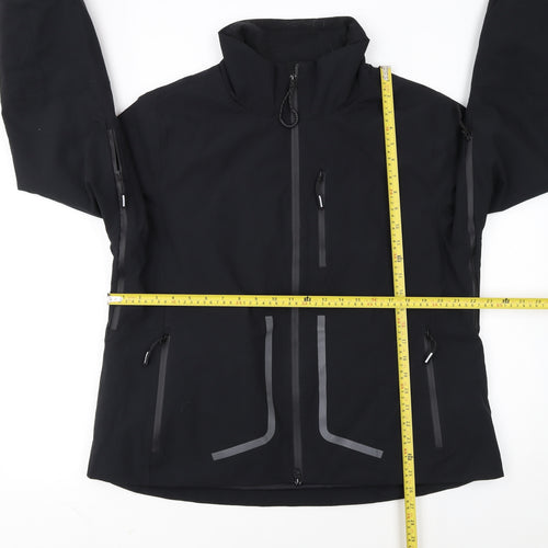 Marks and Spencer Womens Black Size 16 Windbreaker Waterproof Active Jacket