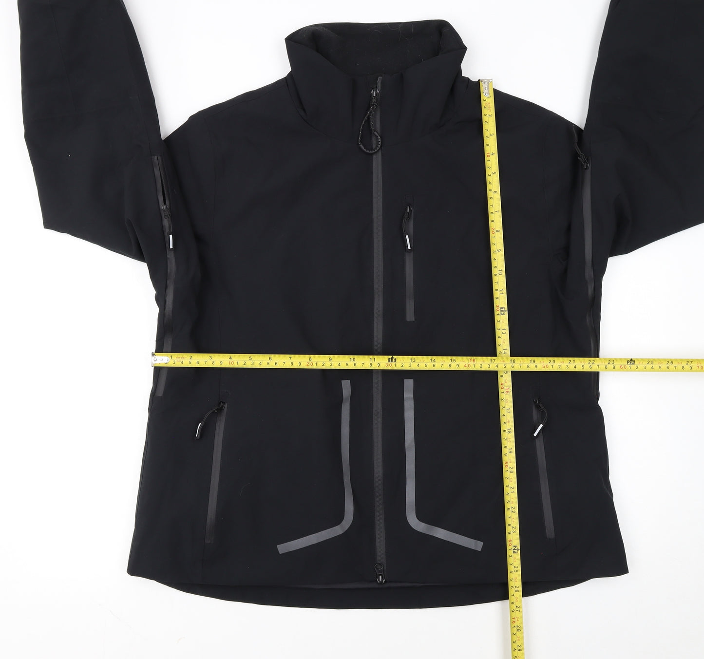 Marks and Spencer Womens Black Size 16 Windbreaker Waterproof Active Jacket