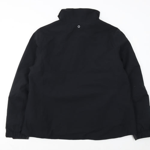 Marks and Spencer Womens Black Size 16 Windbreaker Waterproof Active Jacket