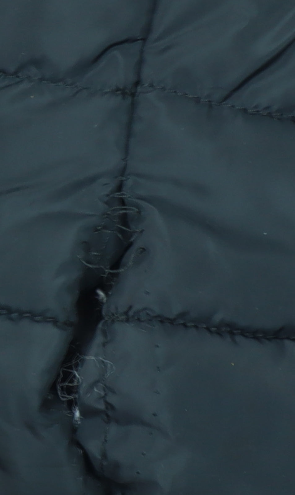 Jack & Jones Men's Black Hooded Puffer Jacket Size M