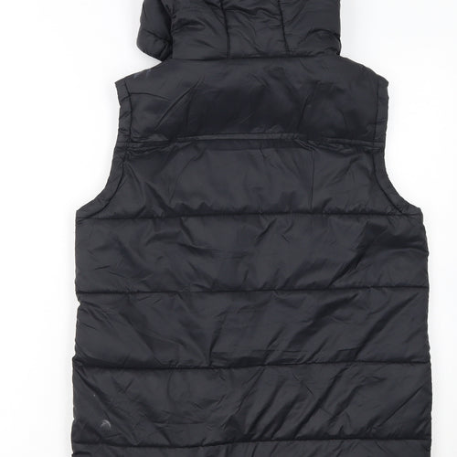 Berghaus Boys Black Hooded Puffer Bodywarmer 13 Years Mid-Length