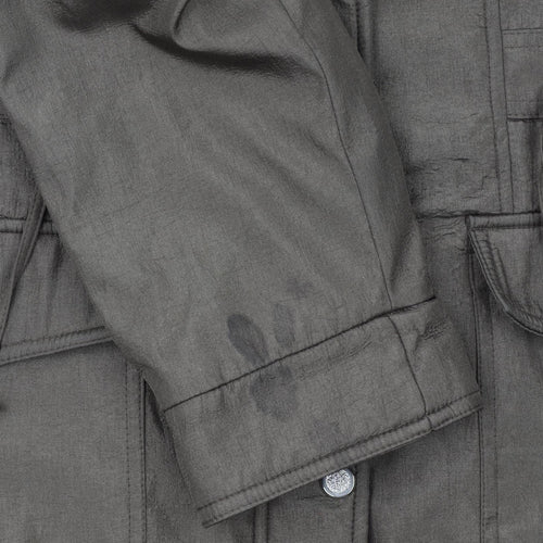 Classic Women’s Brown Hooded Parka Coat Size 18 Mid-Length