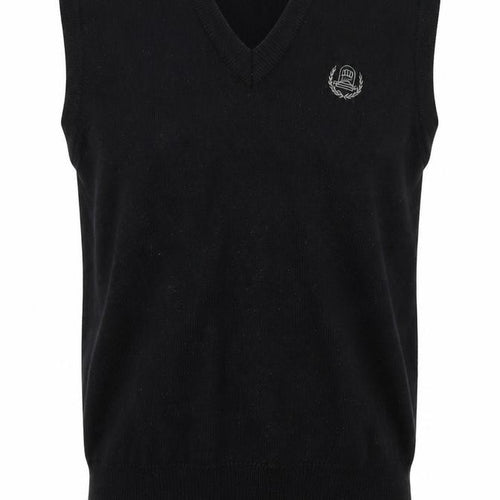 Mizuno Grand Monarch Men's Black Wool Knit V-Neck Vest M