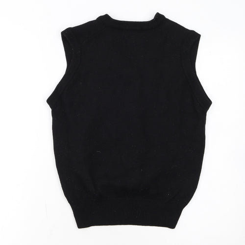 Mizuno Grand Monarch Men's Black Wool Knit V-Neck Vest M