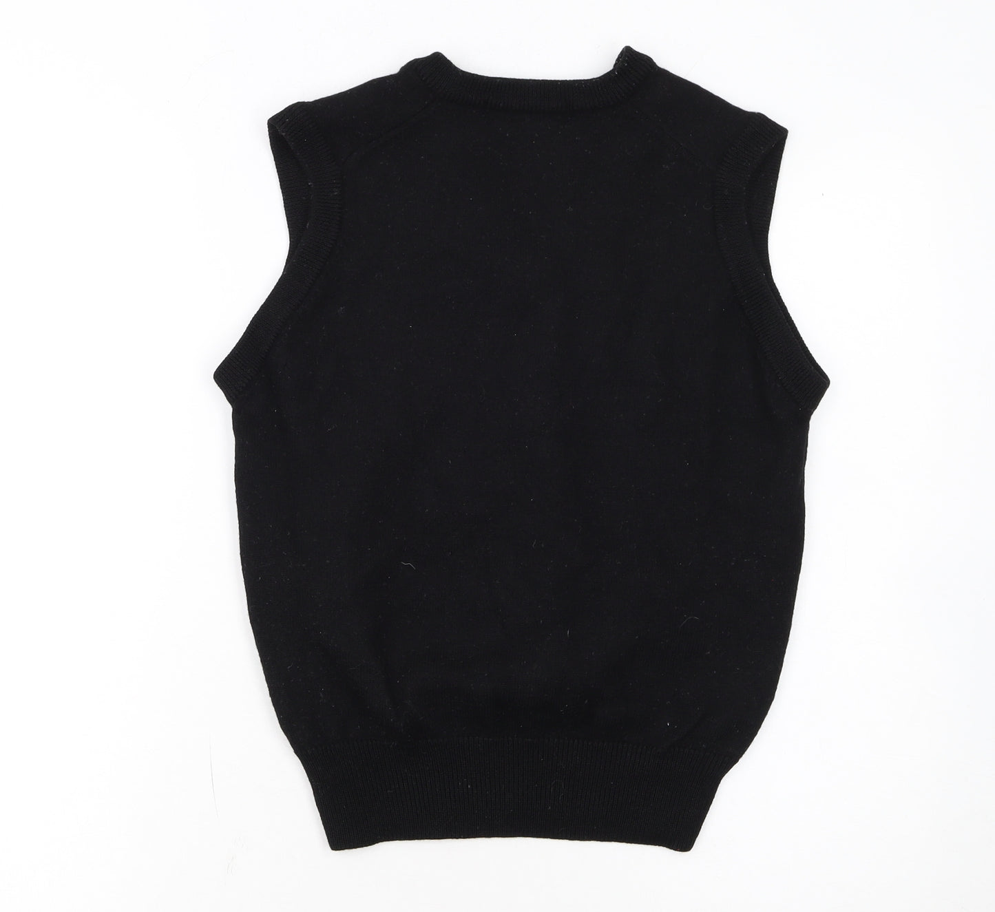 Mizuno Grand Monarch Men's Black Wool Knit V-Neck Vest M