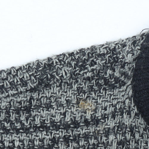 Your Turn Men's Grey Chunky Knit Acrylic Jumper Size S