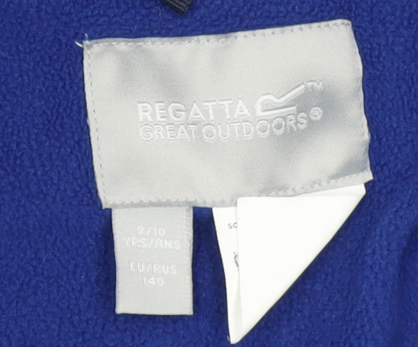 Regatta Boys Blue Colourblock Hooded Puffer Jacket 9-10 Years