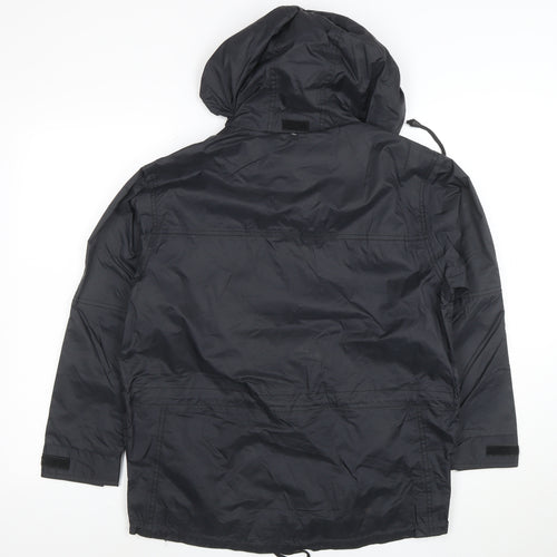 Greenwood Women's Black Hooded Parka Jacket Size 12