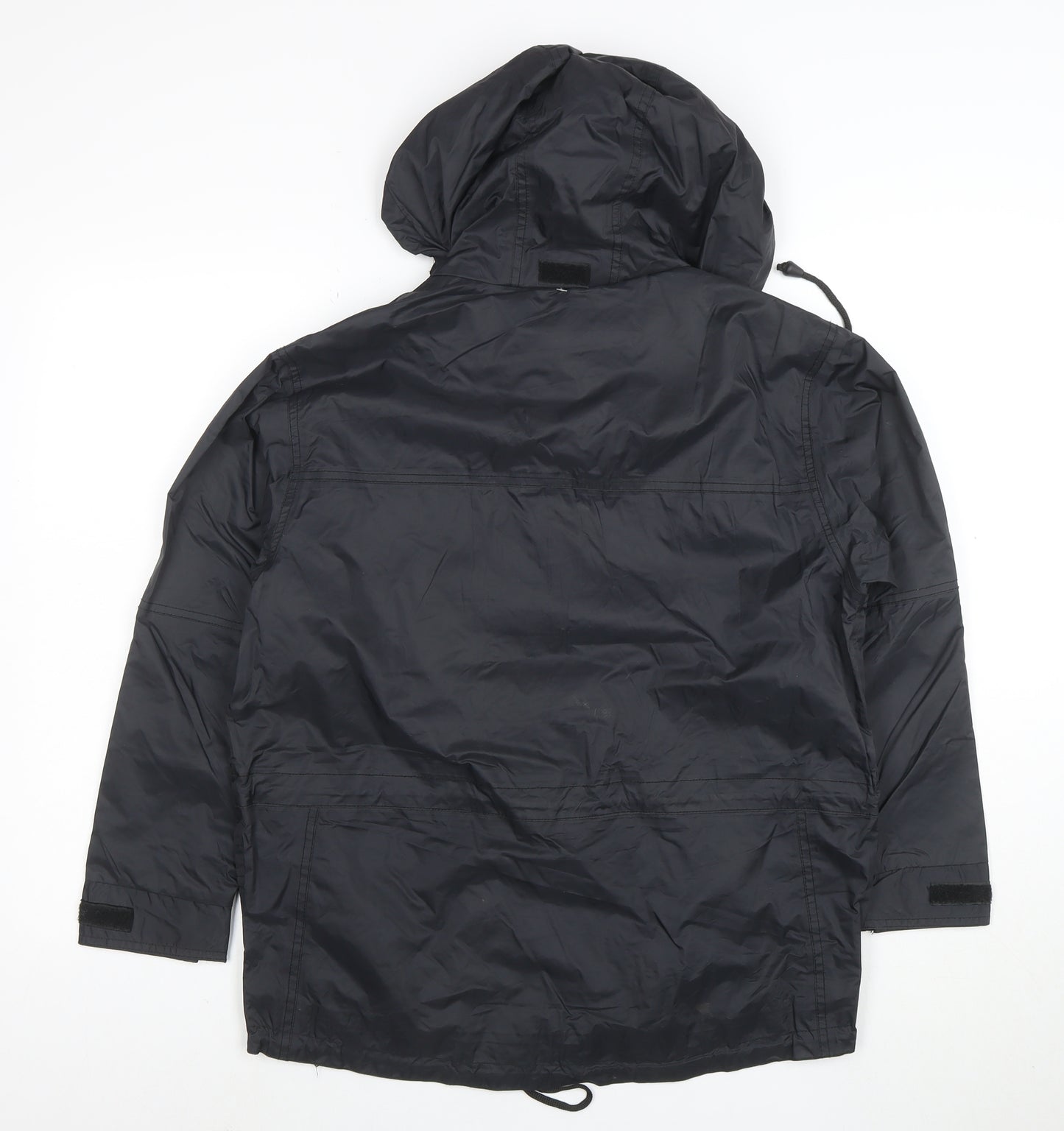 Greenwood Women's Black Hooded Parka Jacket Size 12
