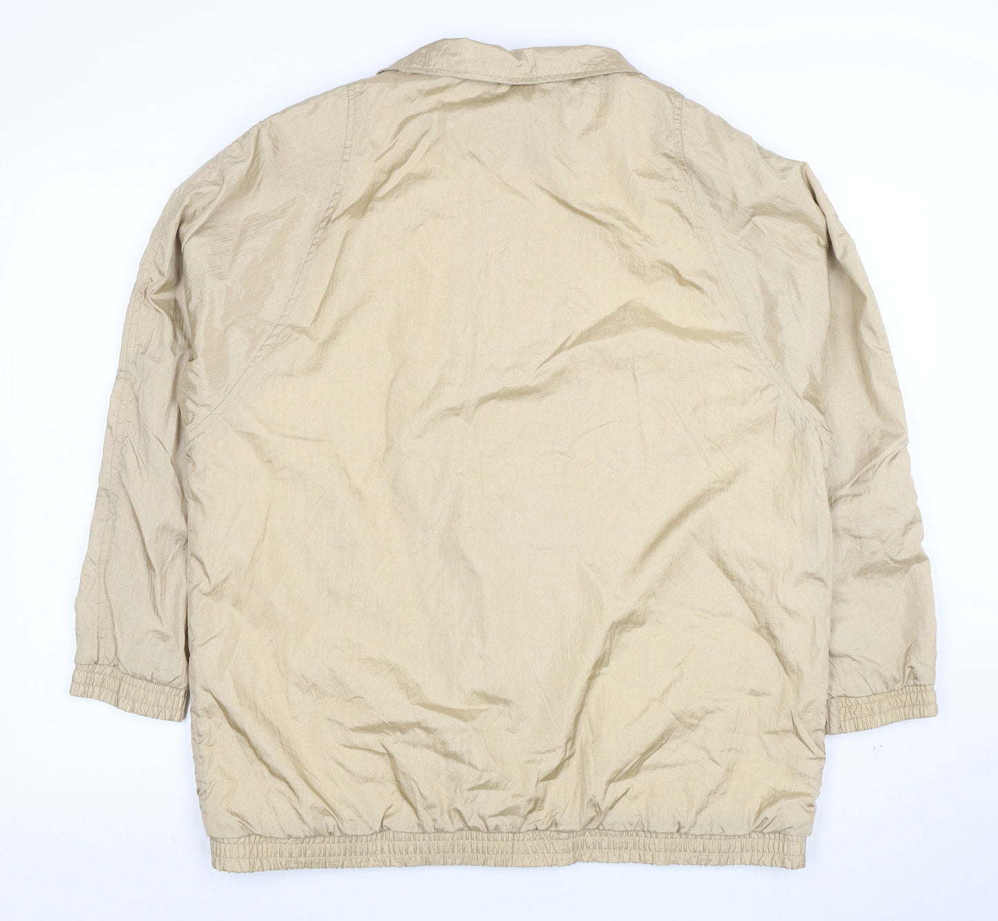 Tudor Court Women's Beige Nylon Lined Mid-Length Jacket Size L