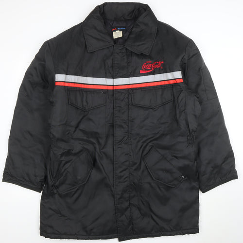 Marv Holland Men's Black Coca-Cola Nylon Puffer Jacket L