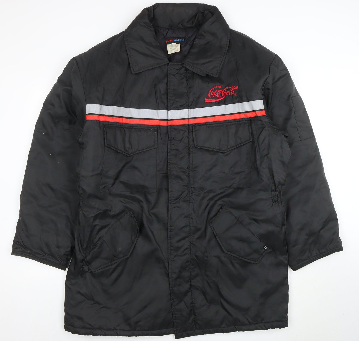 Marv Holland Men's Black Coca-Cola Nylon Puffer Jacket L