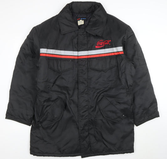 Marv Holland Men's Black Coca-Cola Nylon Puffer Jacket L