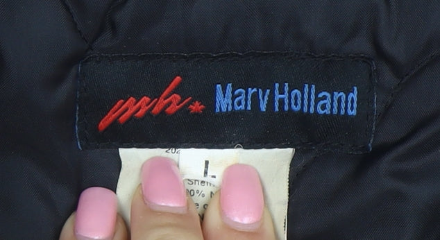 Marv Holland Men's Black Coca-Cola Nylon Puffer Jacket L