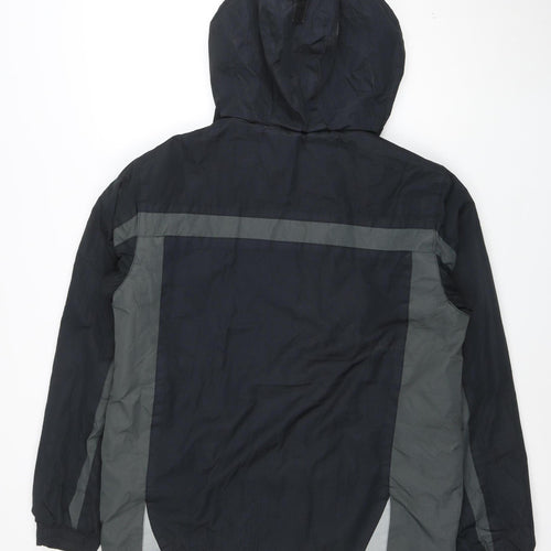Mountain Warehouse Men's Black Waterproof Hooded Parka Jacket M