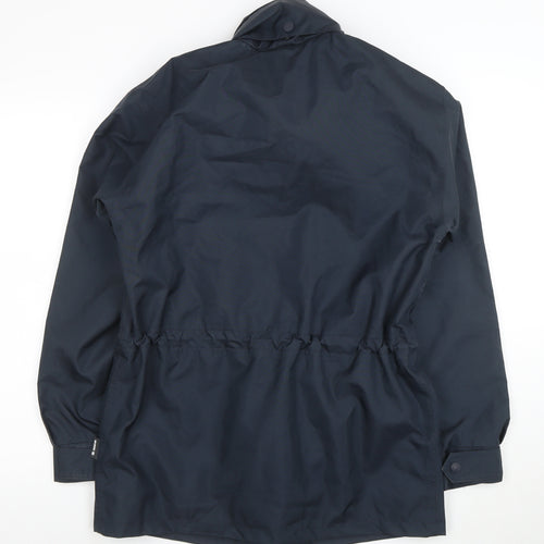 Siggi Men's Blue Waterproof Hooded Rain Coat Jacket Size S Regular Fit