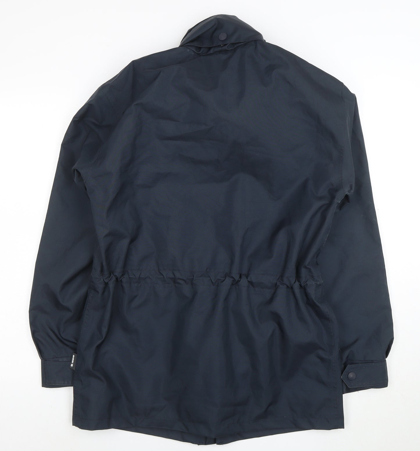 Siggi Men's Blue Waterproof Hooded Rain Coat Jacket Size S Regular Fit