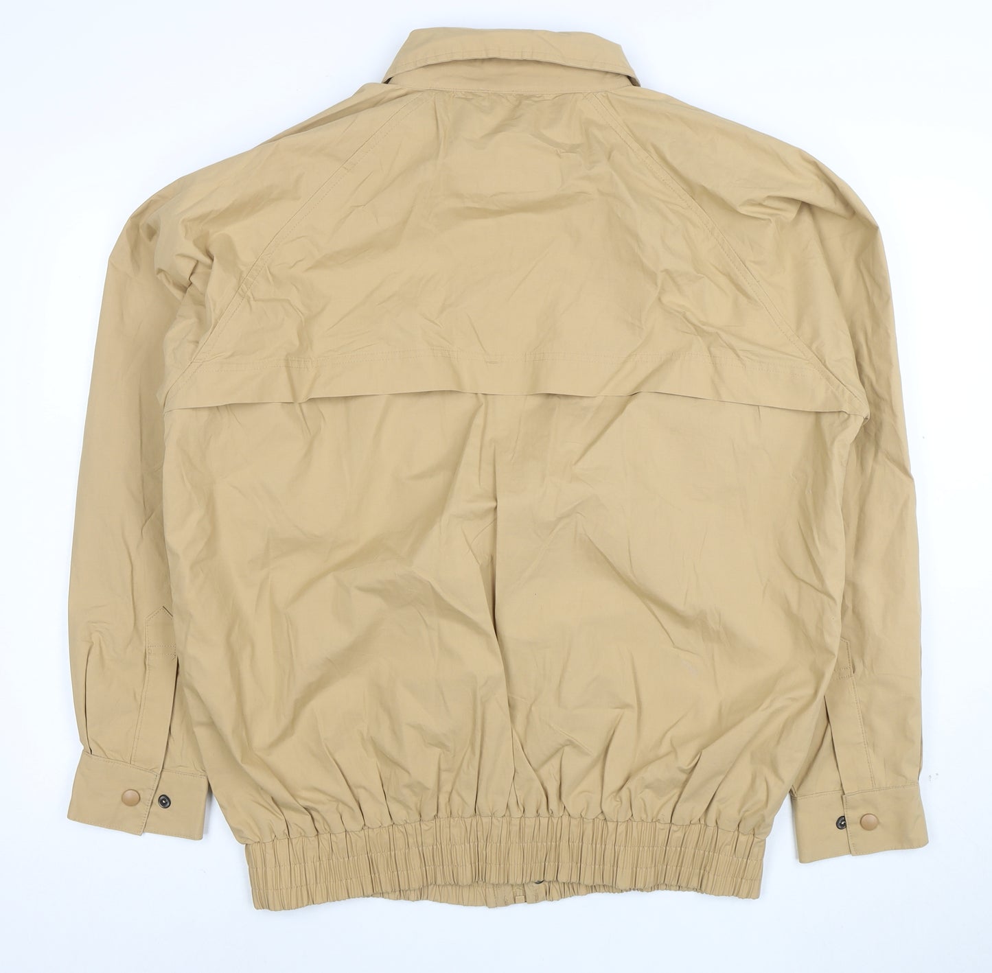 Arnold Palmer Men's Beige XL Bomber Jacket Lightweight Cotton Nylon