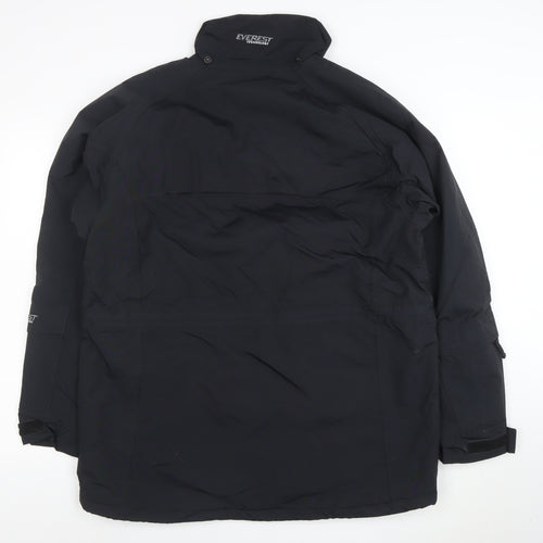Everest Technology Women’s Black Waterproof Parka Jacket Size 16