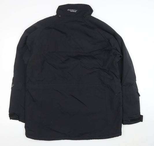 Everest Technology Women’s Black Waterproof Parka Jacket Size 16