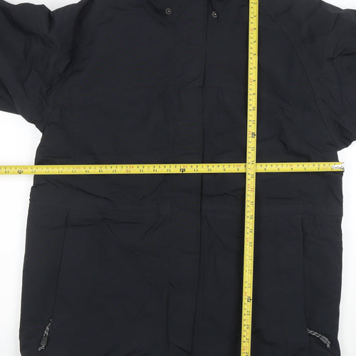 Everest Technology Women’s Black Waterproof Parka Jacket Size 16