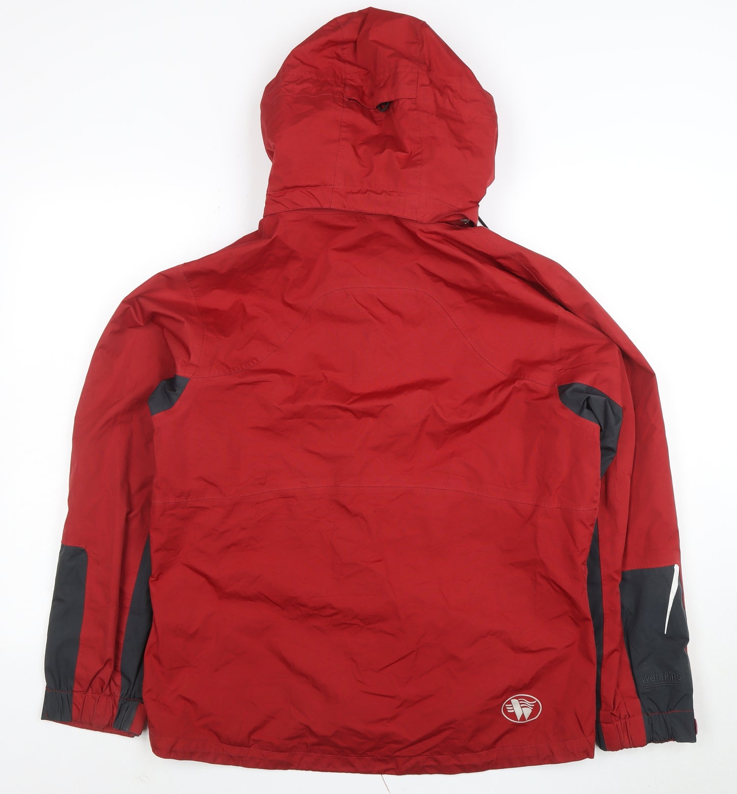 Wetskins Womens Red Waterproof Hooded Rain Jacket Size L