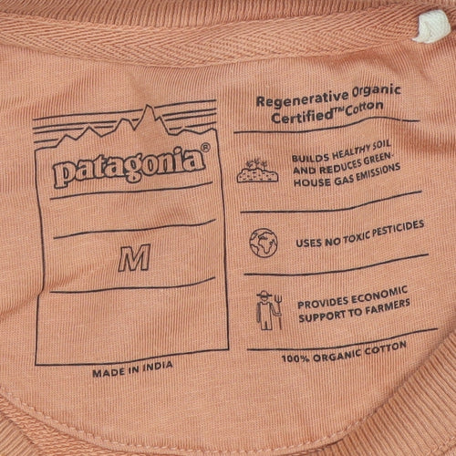 Patagonia Women’s Brown Organic Cotton Crew Neck Sweatshirt M