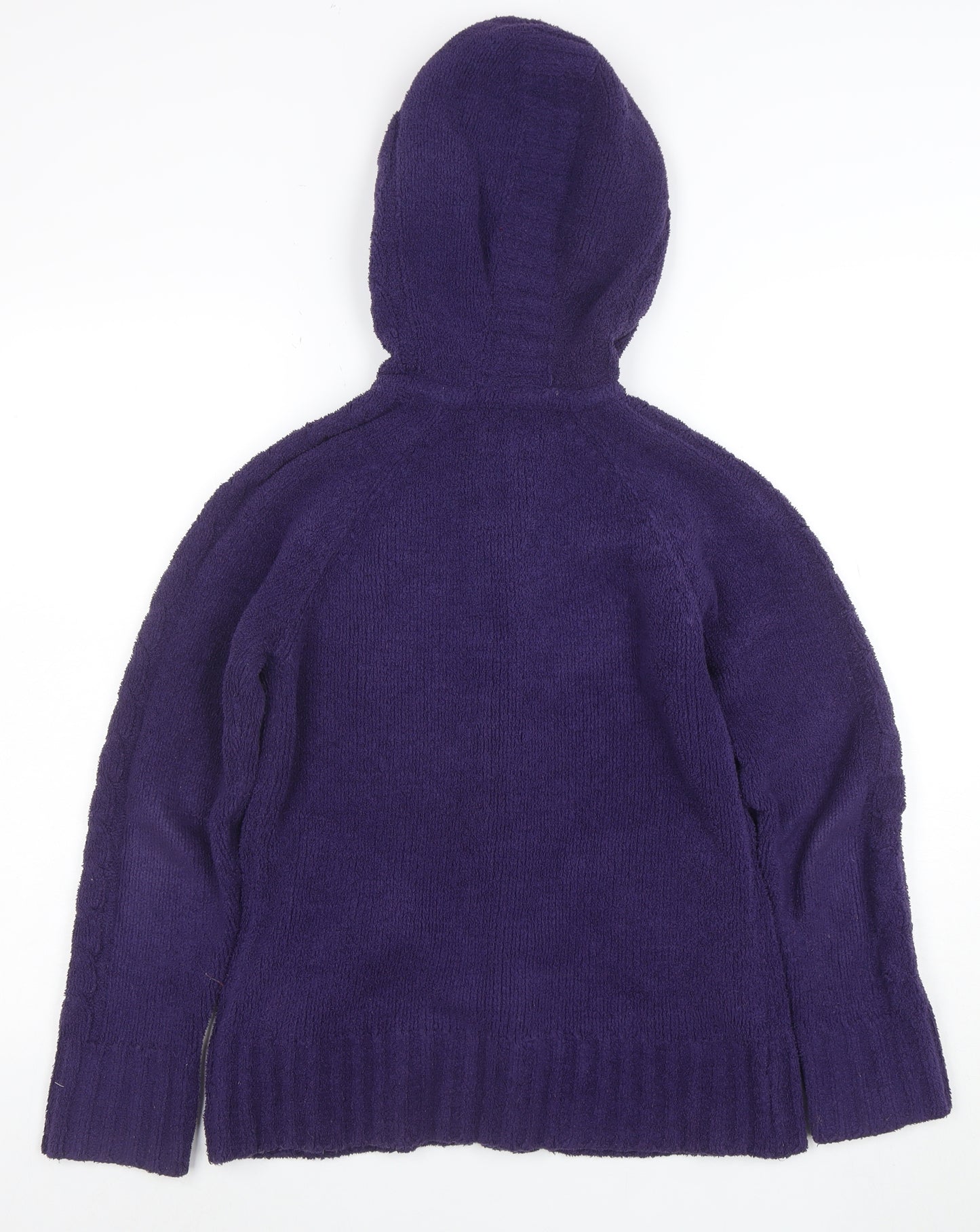 Peter Storm Women’s Purple Fleece Full Zip Hooded Jacket Size 10