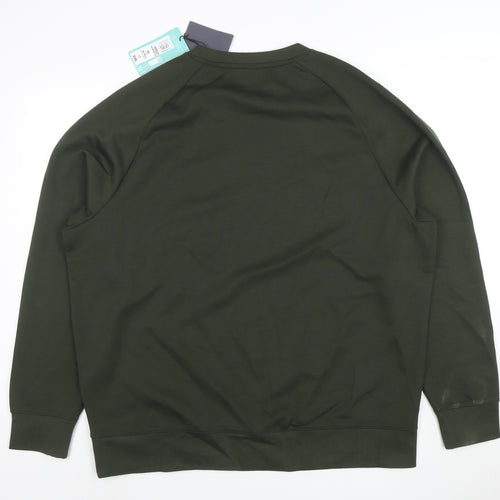 Marks and Spencer Men’s Green XL Pullover Sweatshirt Crew Neck