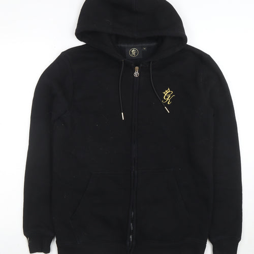 Gym King Men's Black Full Zip Hoodie Size M Regular Fit