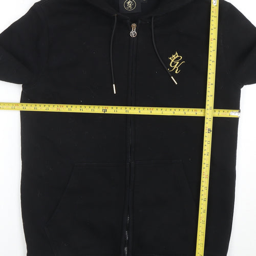 Gym King Men's Black Full Zip Hoodie Size M Regular Fit