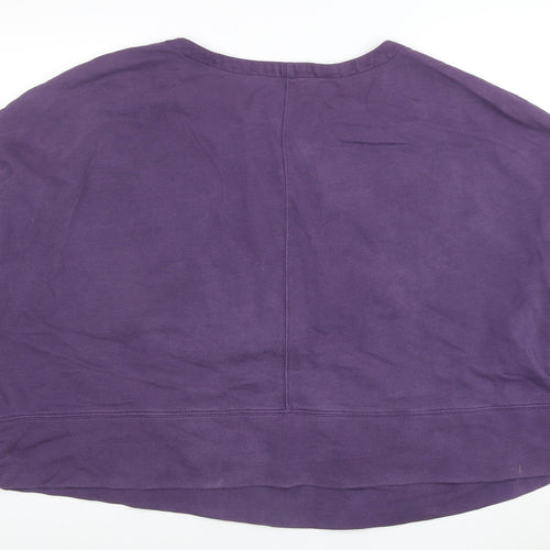 Seasalt Cornwall Women’s Purple Cotton Sweatshirt XL Relaxed Fit