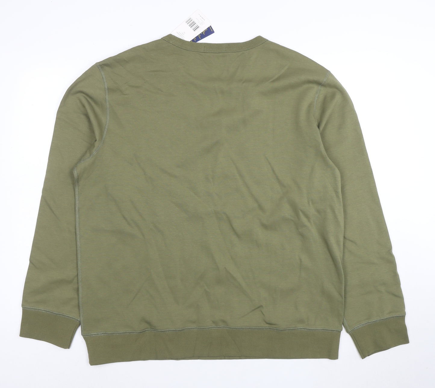 Polo Ralph Lauren Men's Green XXL Crew Neck Pullover Sweatshirt