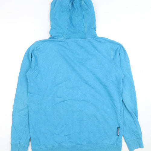 Mountain Warehouse Womens Blue Pullover Hoodie Size M Cotton Blend