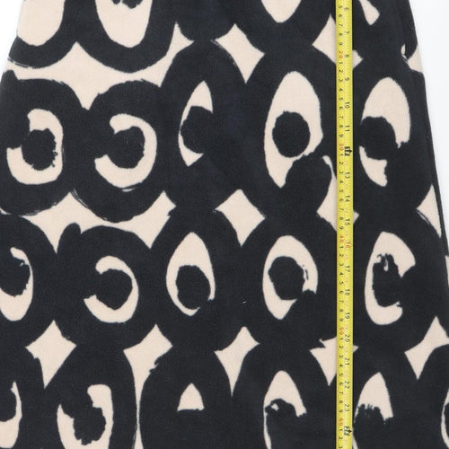 Uniqlo x Marimekko Women’s Black Beige Fleece A-Line Skirt M