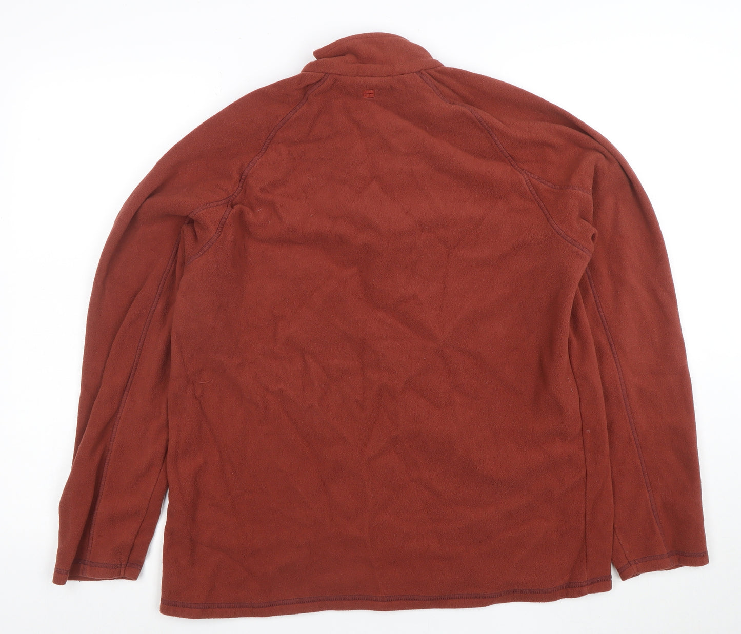 Mountain Warehouse Womens Brown Full Zip Fleece Pullover Size M