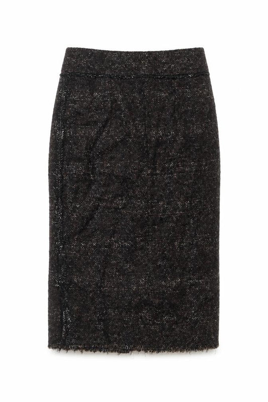 Zara Woman Brown Bouclé Check Chino Shorts Size L
