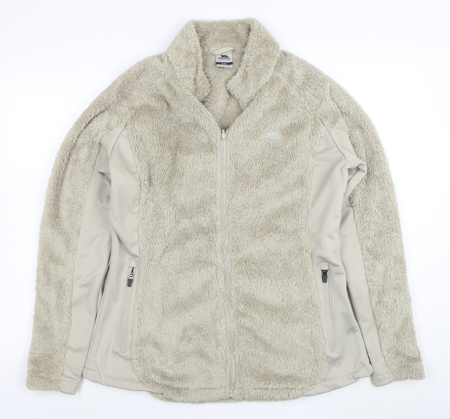 Trespass Women’s Beige 2XL Fleece Softshell Full Zip Jacket