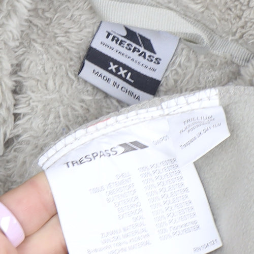 Trespass Women’s Beige 2XL Fleece Softshell Full Zip Jacket