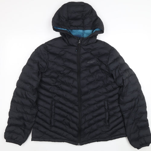 Mountain Warehouse Women's Black Size 14 Hooded Puffer Jacket