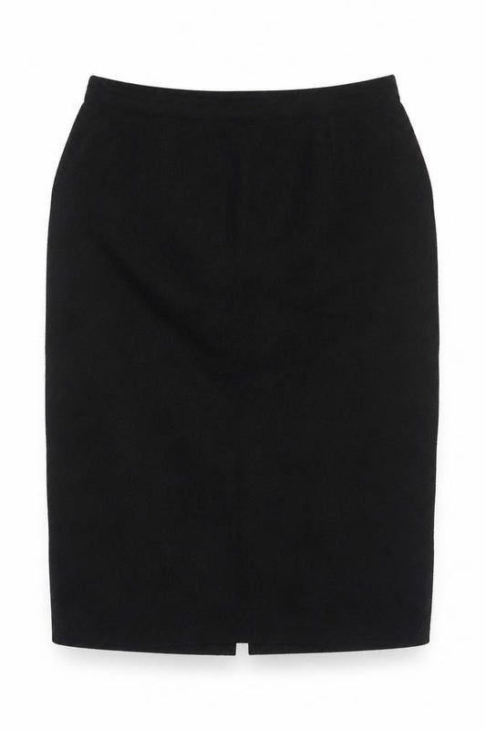Ann Harvey Women Black Wool Blend Chino Shorts Size 20