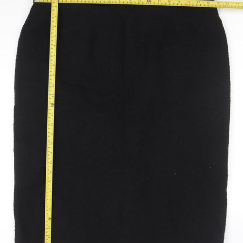 Ann Harvey Women Black Wool Blend Chino Shorts Size 20