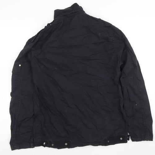 Sonneti Women's Black Cotton Biker Jacket Size M