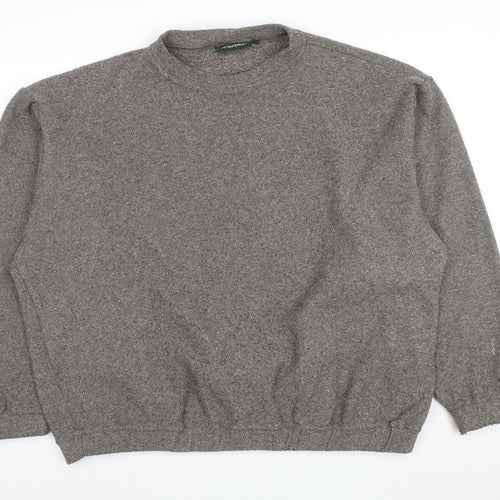Rohan Womens Grey Fleece Pullover Sweatshirt XL Warm Casual
