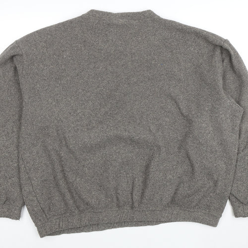 Rohan Womens Grey Fleece Pullover Sweatshirt XL Warm Casual