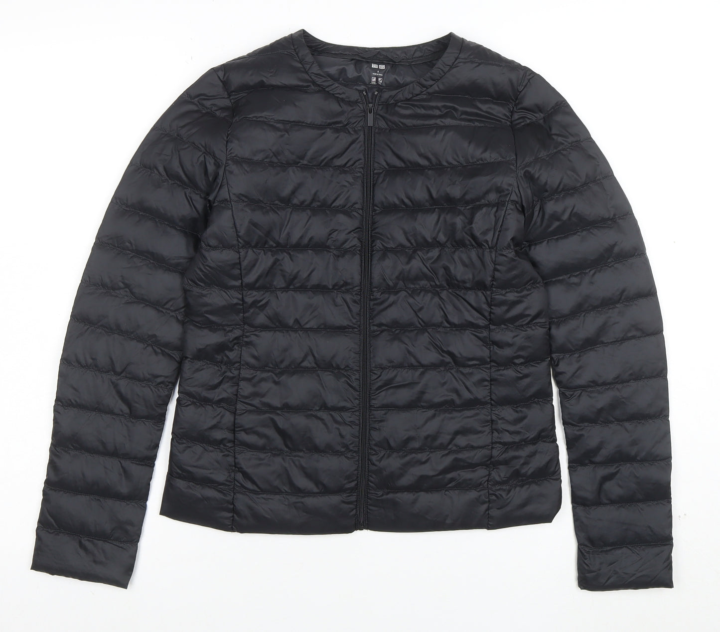 Uniqlo Women Black Lightweight Down Puffer Jacket Size S